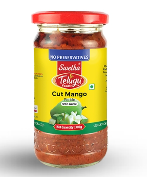 Telugu foods Cut Mango Pickle 300g