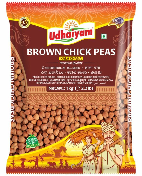 Udhaiyam Brown Chick Peas 1kg