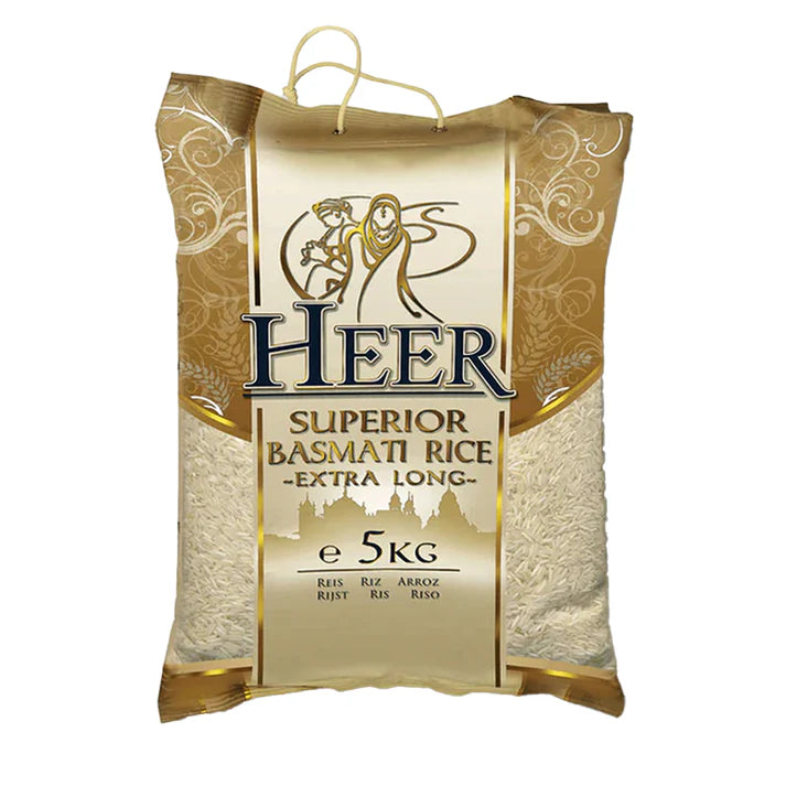 Heer Extra Long Superior Basmati Rice 5 Kg