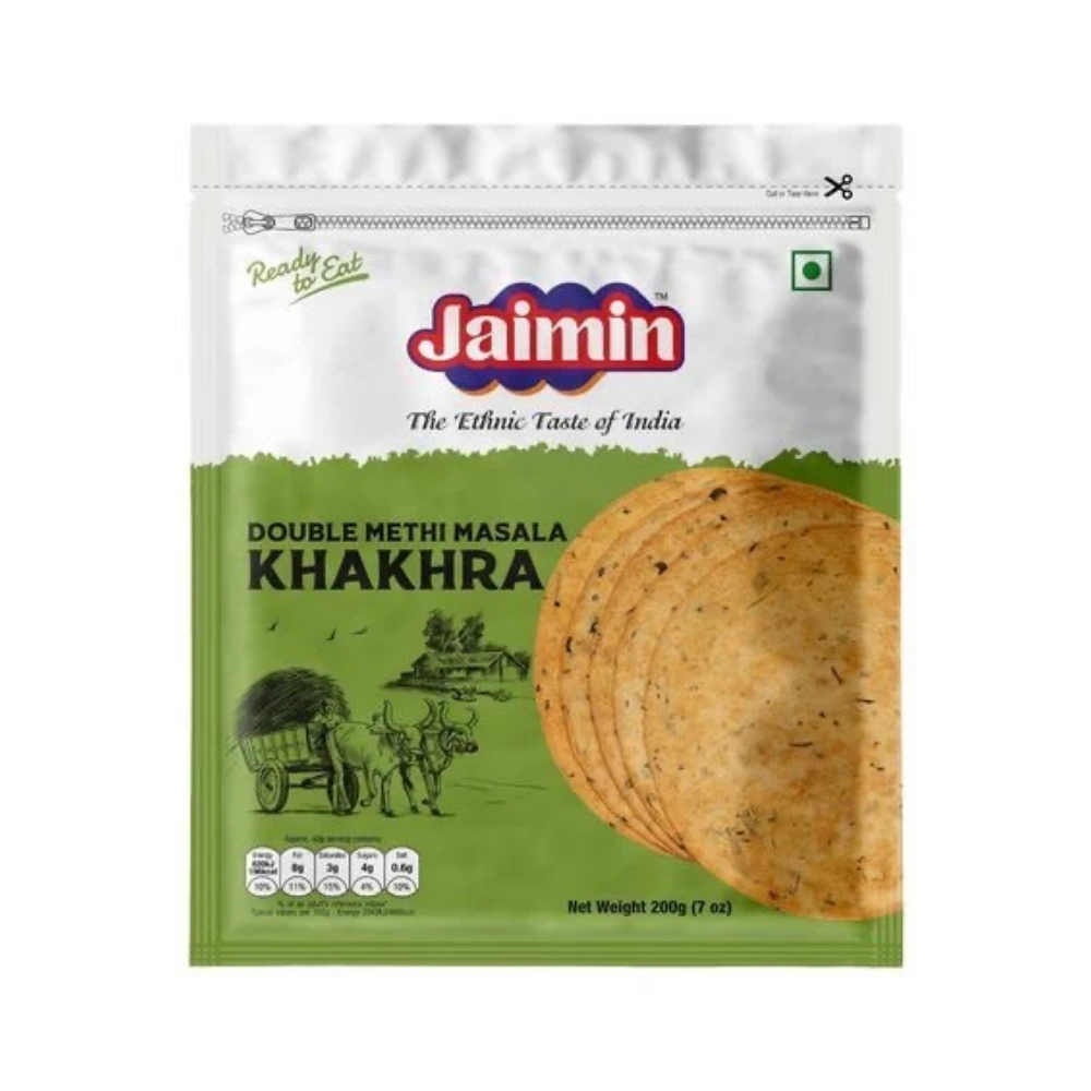 Jaimin Double Methi Masala Khakra (200g)
