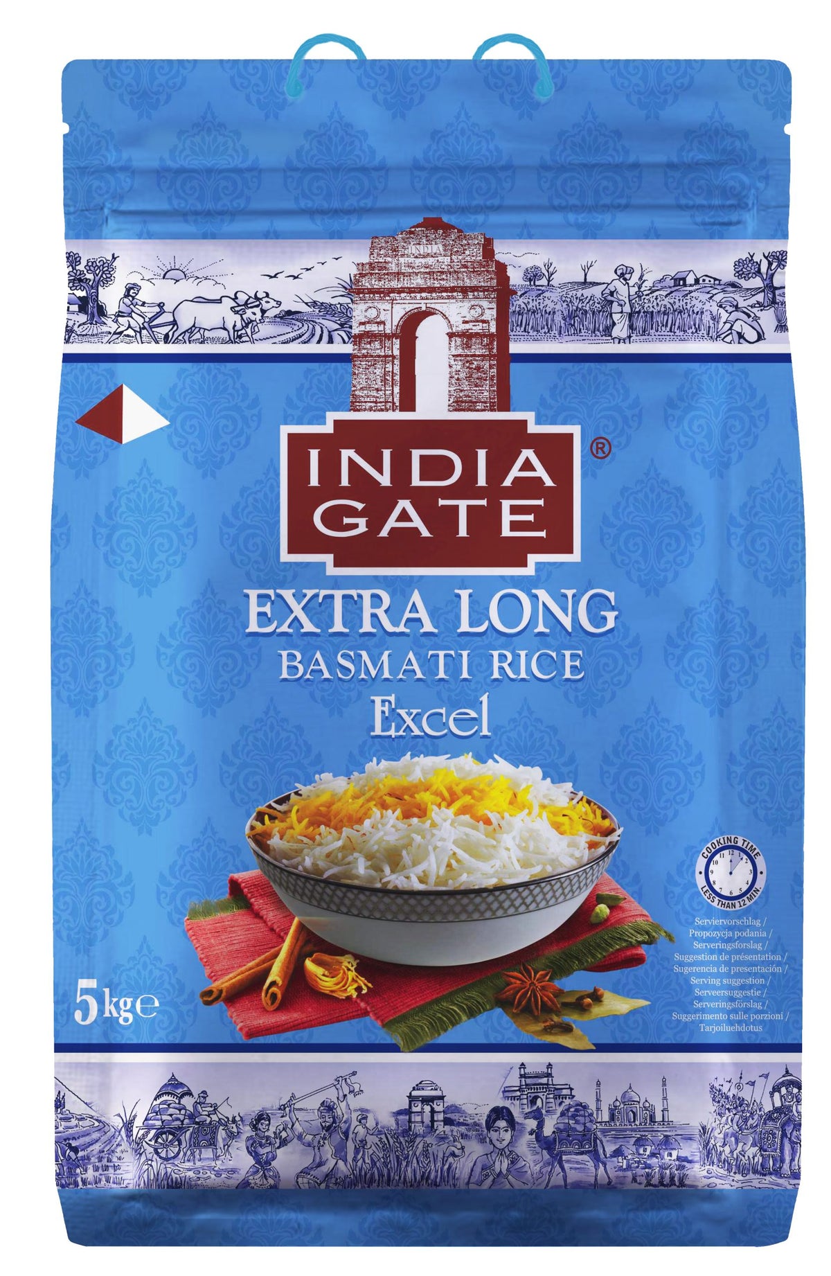 India Gate Excel Extra Long Basmati Rice (5kg)