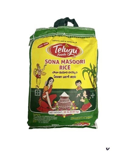 Telugu Sona Masoori Rice 9.08 kg