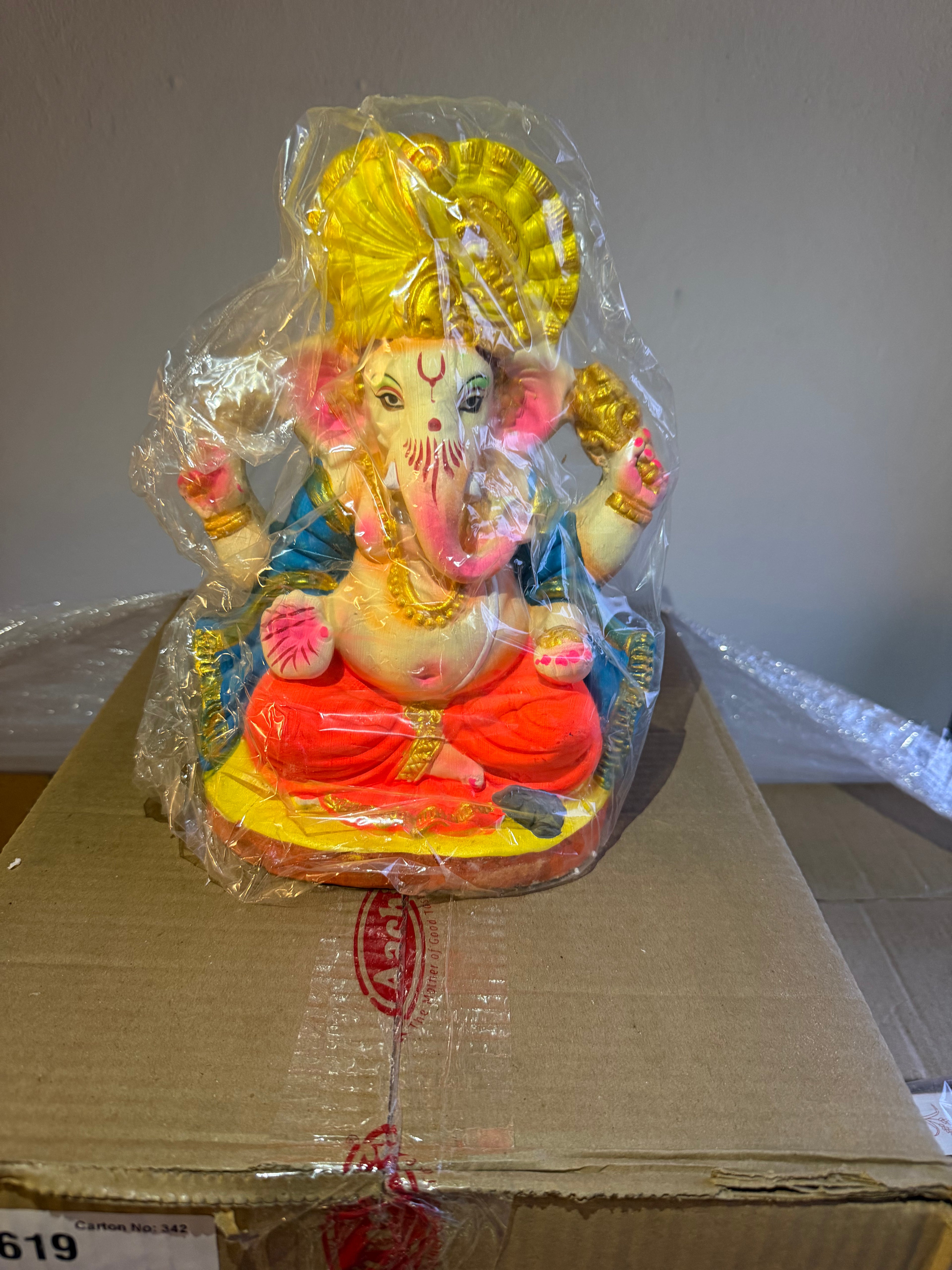 Ganpati Idol (10 Inch)