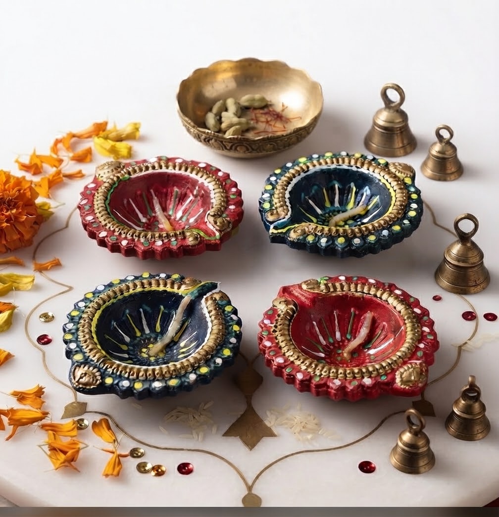 Diwali H.k Diya Fd-01 (4 Pcs)