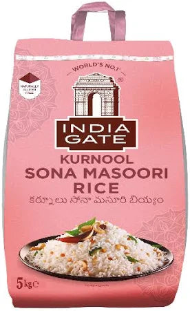 INDIA GATE KURNOOL SONA MASOORI RICE 10KG