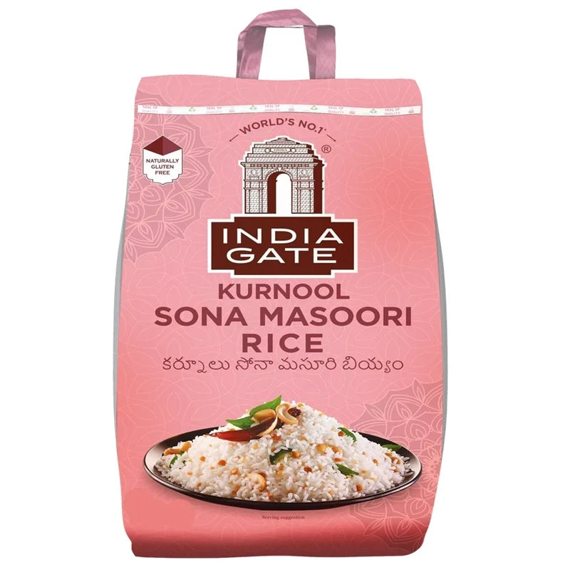 India Gate Kurnool Sona Masoori Rice (10kg)