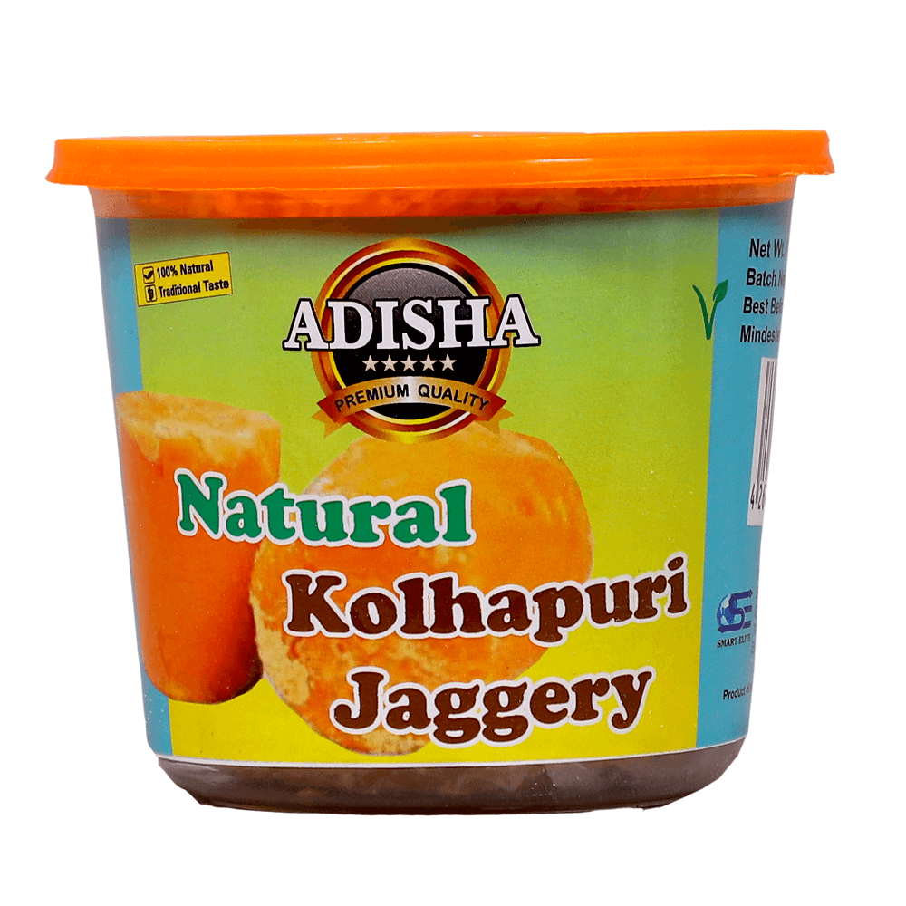 Adisha Natural Kolhapuri Jaggery (Yellow) (500g)