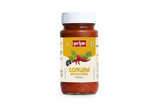 PRIYA - 300G GONGURA red chilli PICKLE (WITHOUT GARLIC)