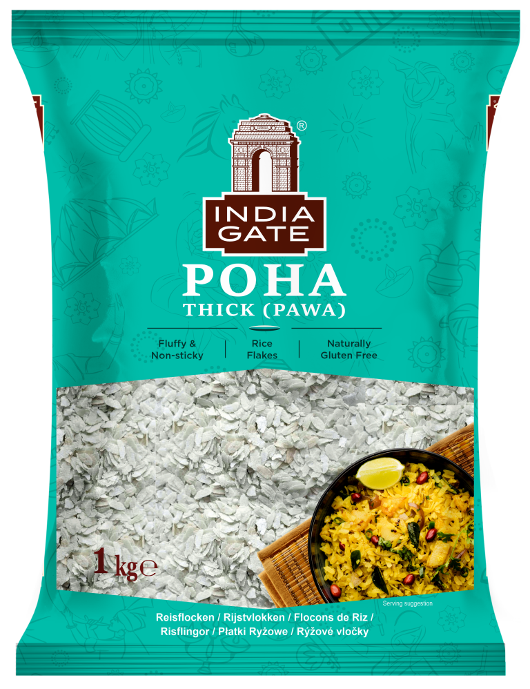 India Gate Poha Thick - 0.5KG
