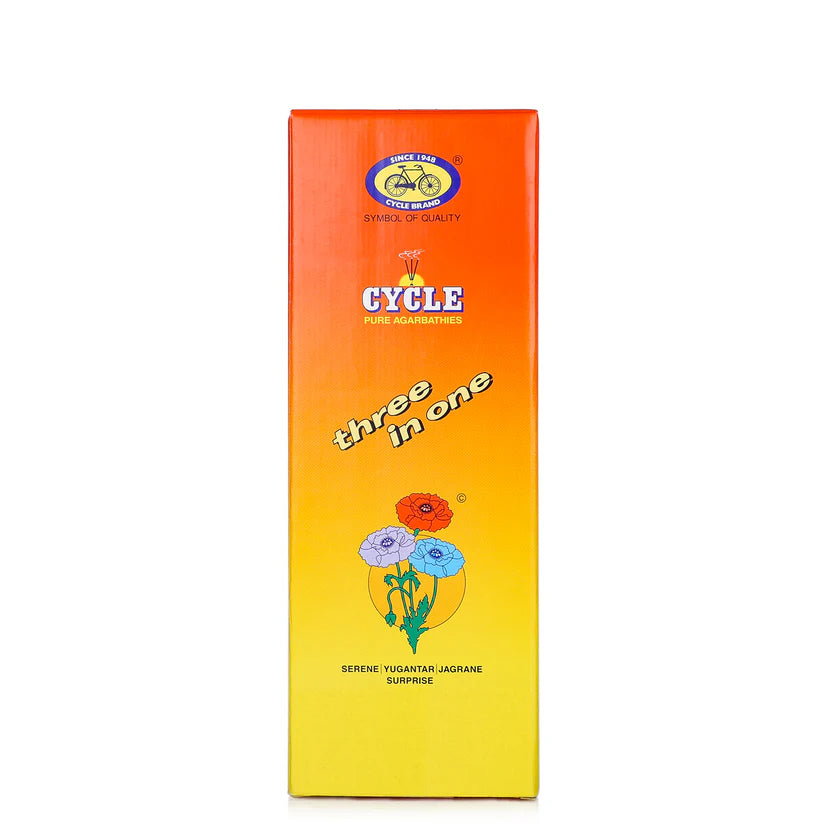 Cycle Pure Agarbathi (3 In 1)free Sambrani (88g)