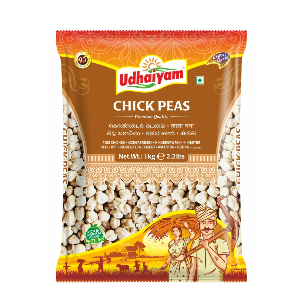 Udhaiyam White Chickpeas (1kg)