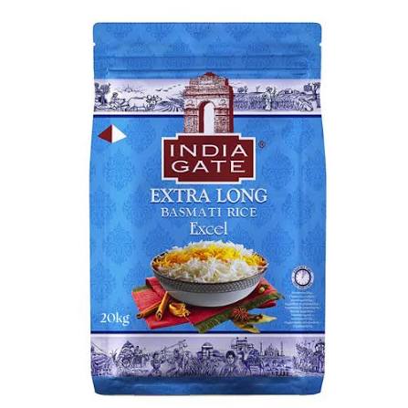India Gate Excel Basmatic Rice (20kg)