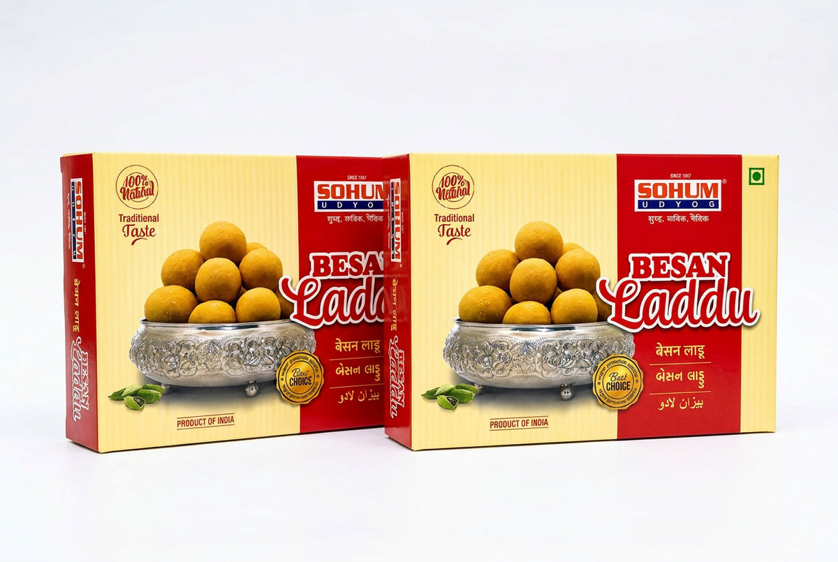 Sohum Ladoo Besan (2x250g) combo