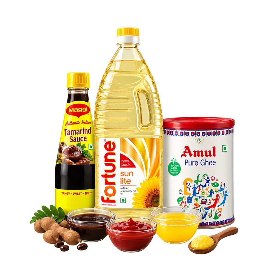 OIL, GHEE & SAUCES